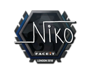 Наклейка | NiKo | Лондон 2018